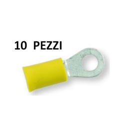 CAPOCORDA OCCHIELLO GIALLO Foro 6 mm SET 10 pz