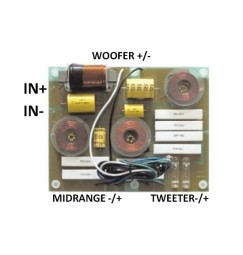 CROSSOVER 3 VIE 700W 4 oppure 8 Ohm