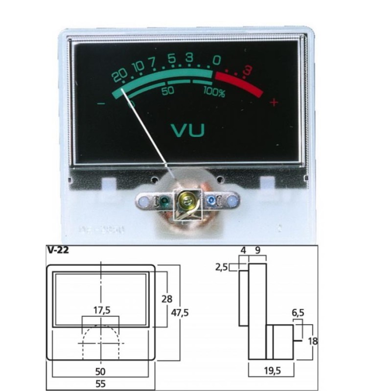 VU-METER da pannello