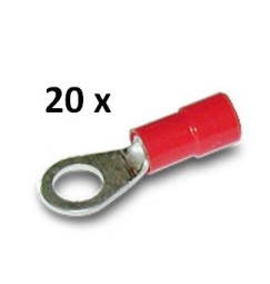 CAPOCORDA OCCHIELLO ROSSO FORO 4 mm (20PZ)