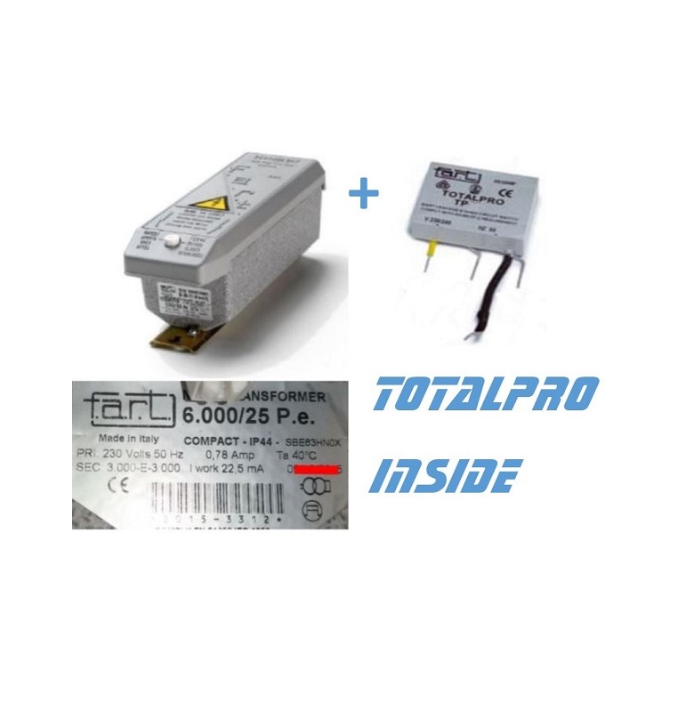 TRASFORMATORE PER INSEGNE NEON 6000 VOLT 25 mA + TOTALPRO