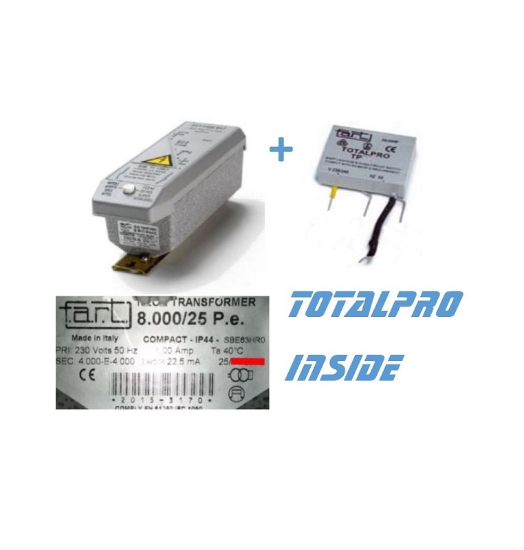 TRASFORMATORE PER INSEGNE NEON 8000 VOLT 25 mA + TOTALPRO