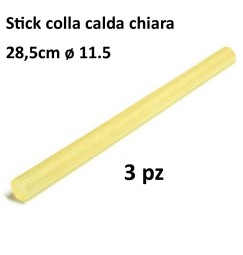 STICK COLLA CALDA CHIARA  28,5 cm 3 stick
