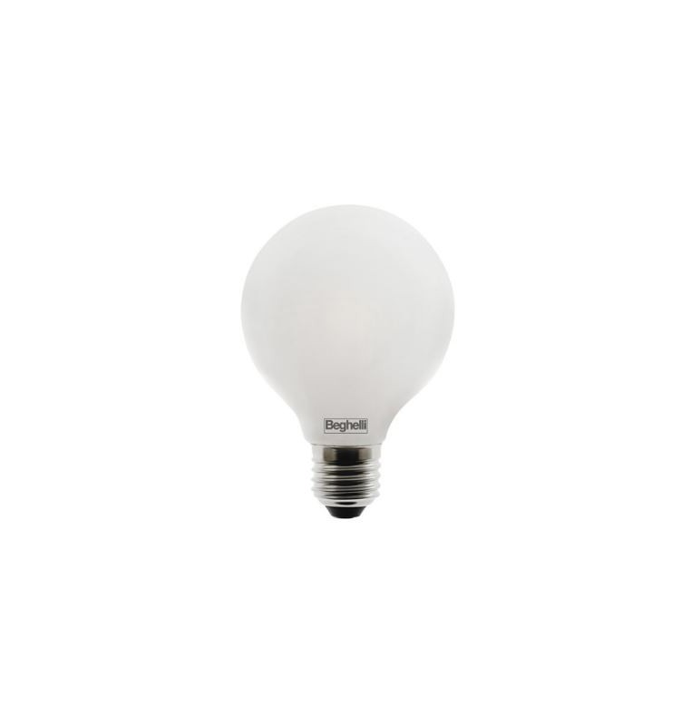 LAMPADINA LED E27 LUCE CALDA GLOBO OPALE 60 W (6W)