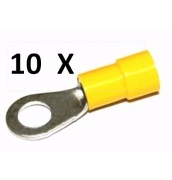 CAPOCORDA OCCHIELLO GIALLO Foro 5 mm SET 10 pz