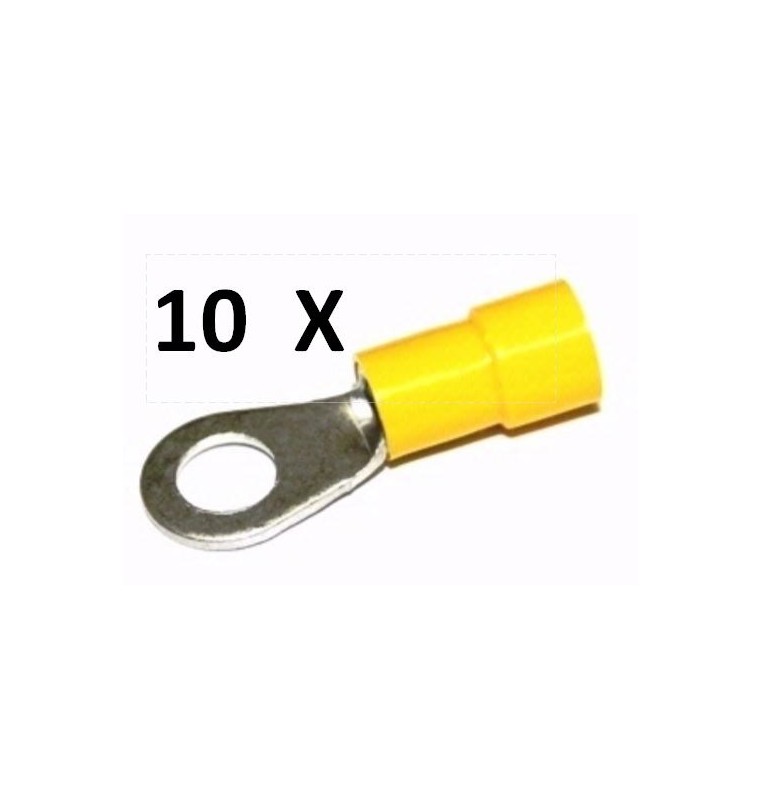 CAPOCORDA OCCHIELLO GIALLO Foro 5 mm SET 10 pz