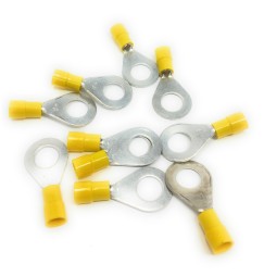 CAPOCORDA OCCHIELLO GIALLO Foro 10 per cavo 4-6 mm set 10 Pz