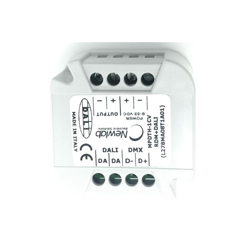 dimmer 1 canale max 10A DALI E RDMX MADE IN ITALY