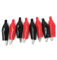 COCCODRILLI ROSSO E NERO SET 8 PZ (4 ROSSI+4 NERI)