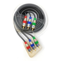 CAVO RGB VIDEO 3RCA-3RCA 2m