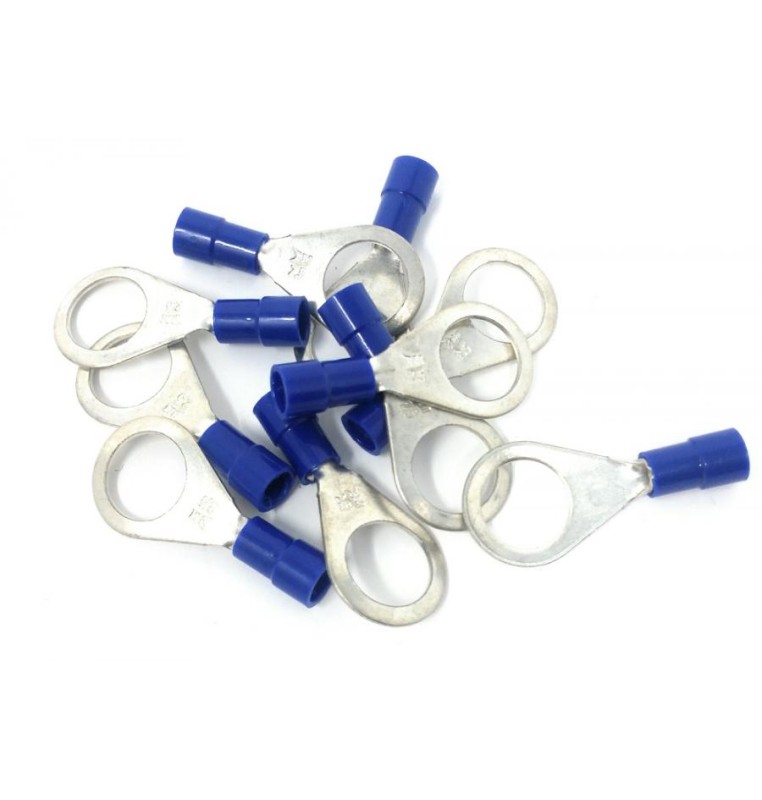 CAPOCORDA OCCHIELLO BLU  FORO 10 mm SET 10 pz