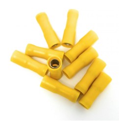 CAPOCORDA CILINDRICO FEMMINA GIALLO 5mm SET 10 PEZZI