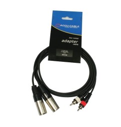 CAVO 2XLR MASCHIO-2RCA 5m