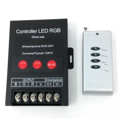 radiocomando RGB PER LED STRIP 150 W AMPERE 5-24 VOLT