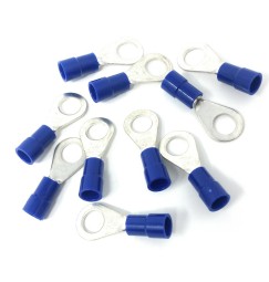 CAPOCORDA OCCHIELLO BLU  FORO 5 mm SET 10 pz