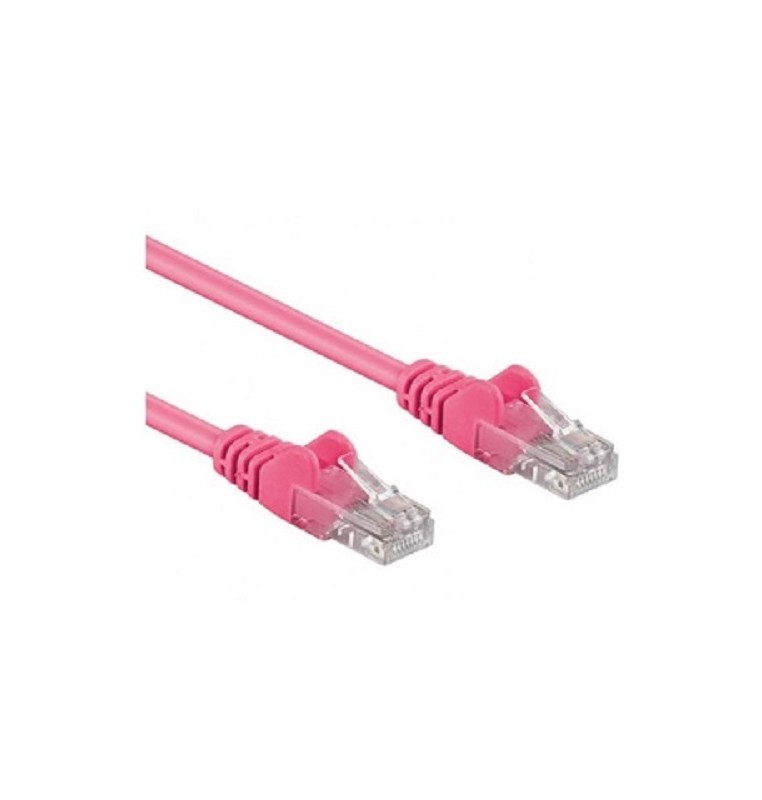 CAVO DI RETE 5m ROSA CAT6 UTP