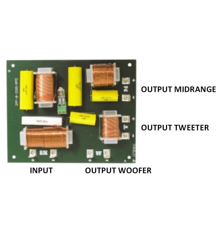 Qtx Crossover Audio A 3 Vie – 400W, 8Ω, Per Impianti Hi-Fi E PA