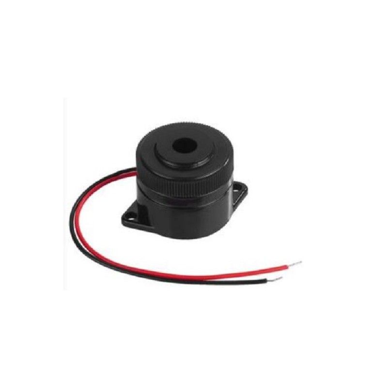 BUZZER da incasso foro 18mm 12 Volt PIEZO SUONO CONTINUO