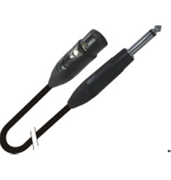 CAVO MICROFONICO JACK MONO 6,3 XLR FEMMINA 5 metri