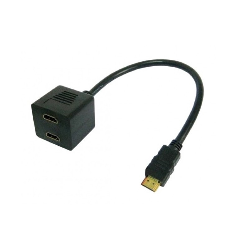 Splitter HDMI Maschio a 2 x HDMI Femmina sdoppiatore HDMI