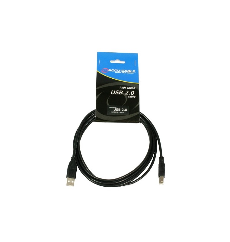 CAVO USB 2.0 A-B metri 2 idoneo per dj-controller MIDI USB