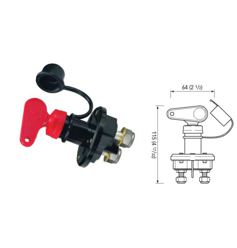 STACCABATTERIA QUICK BATTERY ISOLATOR 140 Ampere