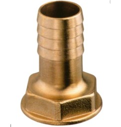 PORTAGOMMA IN OTTONE 1 pollice FEMMINA PER TUBO 30 mm