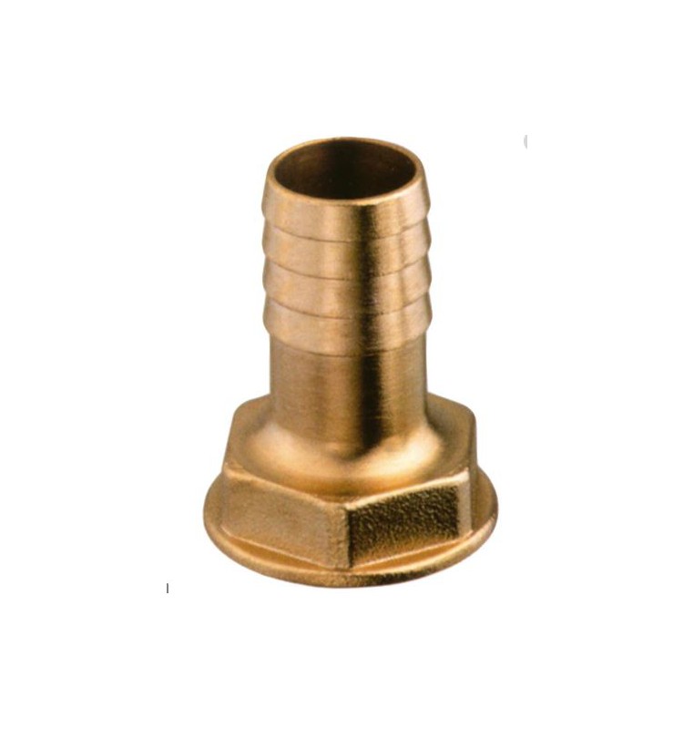 PORTAGOMMA IN OTTONE 1 pollice FEMMINA PER TUBO 30 mm