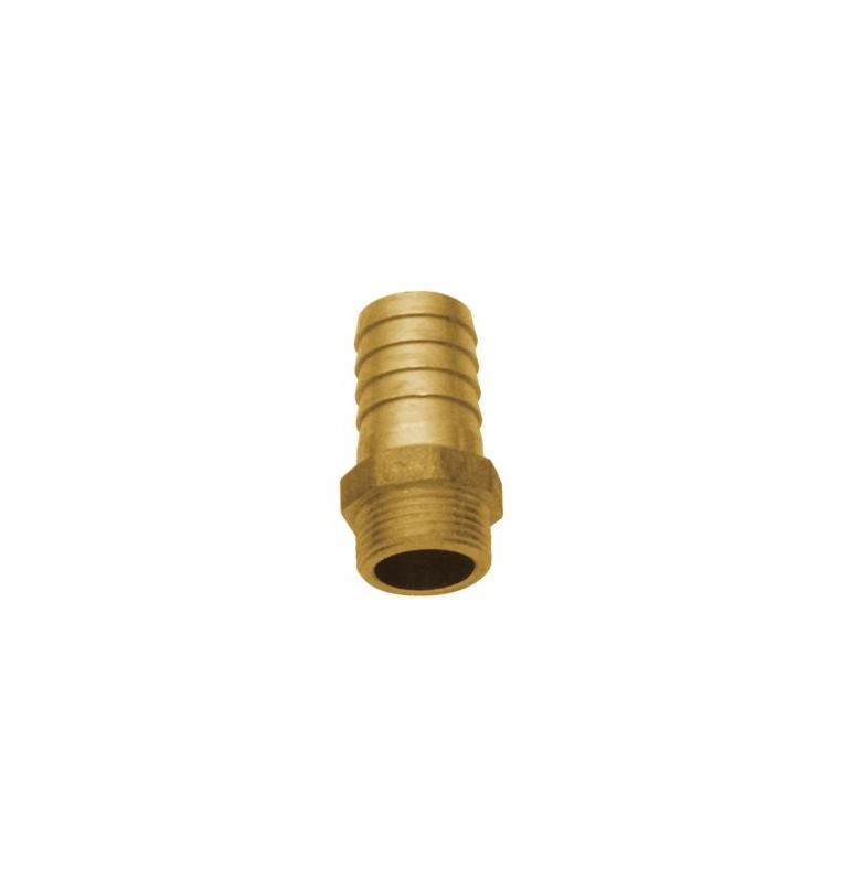 PORTAGOMMA IN OTTONE 1 pollice MASCHIO PER TUBO 30 mm