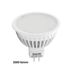 LAMPADINA LED tipo dicroica MR16 LUCE CALDA GU 5,3 12 Volt