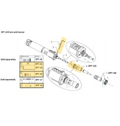 BRUCIATORE PER PORTASOL SUPERPRO