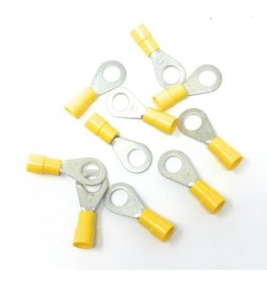 CAPOCORDA OCCHIELLO GIALLO Foro 8 mm SET 10 pz