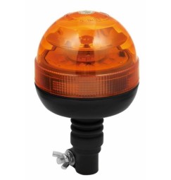 GIREVOLE LED ARANCIO 12/24 VOLT a innesto estraibile base flessibile 12 LED