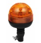 GIREVOLE LED ARANCIO 12/24 VOLT a innesto estraibile base flessibile 12 LED
