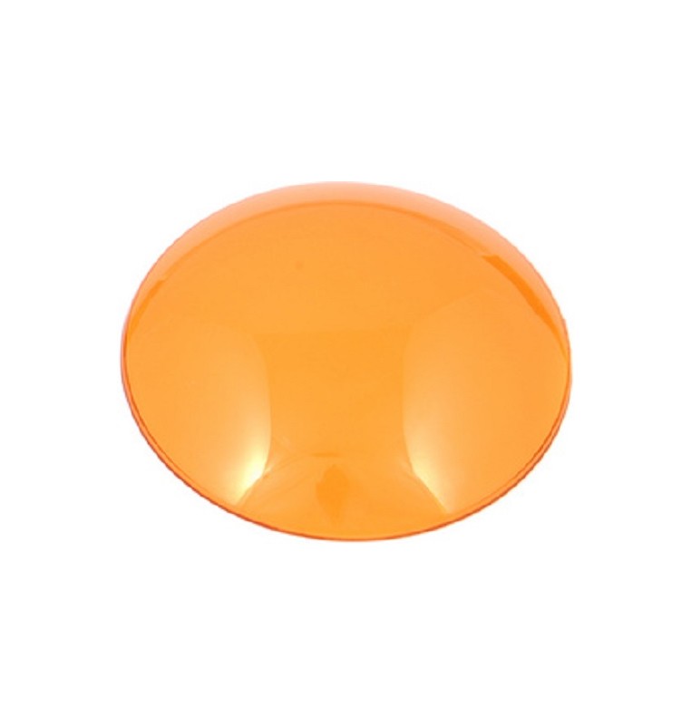 LENTE COLORATA PAR 36 diametro 11 cm plastica AMBRA-ARANCIONE